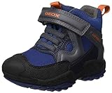 Geox J New Savage Boy B A J841WA011BC Hohe Sneaker, Blau (Blue/Dk Grey C0002), 37 EU