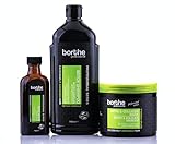 BORTHE Repair Treatment Biotin Series für trockenes, geschädigtes Haar 3er Set / Botox Shampoo / Biotin Infused Botox Mask / Argan & Moroccan Oil S