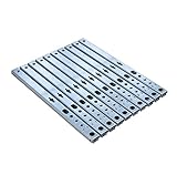 Gedotec Schubladen-Schiene Teilauszug 17 mm Teleskopschiene Küche Kugelauszug für Möbel | Stahl verzinkt | Auszugsschiene kugelgelagert | Tragkraft 12 kg | Länge: 214 mm | 10 Stück - Schrank-Auszüg