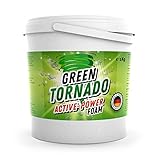 Green Tornado - WC Reiniger Extra Stark | Kalklöser & Urinsteinentferner I WC Reiniger Schaum [Active-Power Foam Schaumreiniger] - Auffrischend - Selbsttätig reinigend und angenehm duftend (1kg)