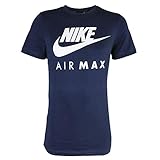 NEU Nike Herren Markenzeichen Designer Fitness Gym Rundhals Air Max T-shirt S-2XL - Herren, Marine, M