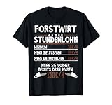 Herren Forstwirt Stundenlohn Waldarbeiter Holzfäller Förster Beruf T-S