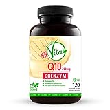 Coenzym Q10, 100% Vegan, extra hochdosiert mit 200mg pro Kapsel - 120 Kapseln im 4 Monatsvorrat, Bioaktiv, Premium Q10, MeinVita Linie, hergestellt in D