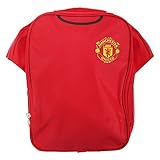 Manchester United FC Lunch Tasche, T-Shirt Design mit Club Wappen (Einheitsgröße) (Rot)