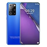 YouthRM Android 10 Note 20 4G/5G Smartphone Entsperrt 12GB RAM+512GB ROM7,2 Zoll Dewdrop-Bildschirm, DREI Kartensteckplätze 5000mAh (+128G Speicherkarte),B