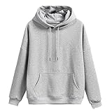 BDCUYAHSKL Neue Einfarbige Pullover Damen Mit Kapuze Herbst Und Winter Plus Samt Lose Gruppe Team Top Pullover H