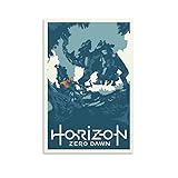 Horizon Zero Dawn Poster für Zuhause, Schlafzimmer, Wohnzimmer, Ölgemälde auf Leinwand, Geschenk, Weihnachten, Geburtstag, Dekoration, ohne Rahmen, 20 x 30
