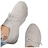 Geilisungren Damen Turnschuhe Schwarz Mit Keilabsatz Schuhe Laufschuhe Outdoor Hohl Slip On Sneaker Sports Atmungsaktiv Schuhe Leichtgewichts Sportschuhe Schnüren Freizeitschuhe Straß