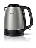 Philips HD9305/21 Wasserkocher, Polypropylene (PP), 1.5 liters, Schwarz, E