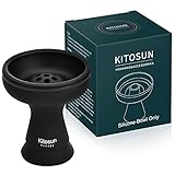 Kitosun Silikon Shisha Kopf - premium 70 Grad haltbare Silikon material 15Gramm Shisha Aromen einfache Reinigung nie gebrochen große Arbeit mit F