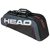 HEAD Unisex-Erwachsene Tour Team 6R Combi Tennistasche, schwarz/g