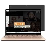 Vaxson Anti Spy Schutzfolie, kompatibel mit Microsoft Surface Laptop Go 12.4', Displayschutzfolie Privatsphäre Schützen Bildschirmschutz [nicht Panzerglas ] N