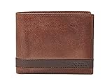 Fossil Herren Geldbörse Quinn Leder, 11,4 cm (L) x 2,5 cm (L) x 9,5 cm (H)