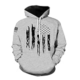 XWLY Sweatshirt Herren Lose Mit Kapuze Persönlichkeit Trend 3D Druck Herren Pullover Frühling Herbst Dünnschliff Täglich Casual Atmungsaktiv All-Match Unisex Sweatjacke A-2 XL