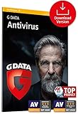 G DATA Antivirus 2021, 1 PC - 1 Jahr, Download, Aktivierungscode per Email, Virenprogramm für Windows 10 / 8 / 7 PC - zukünftige Updates ink