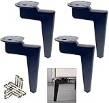 ZNMY Metall Möbelbeine,4Pcs Sofa Füße Schrankbeine Küchenfüße Ersatzfüße,für Couchtisch Sofa Stuhl Bad Couch Unterstützung Zubehö