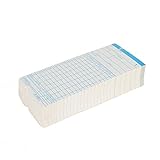Monatliche Karten Stempelkarten 250pcs für Stempeluhr Anwesenheitsrecorder Stechuhr Karten Zeitkarten Organizer Büro Aufbewahrungszubehör Zeiterfassung Anwesenheitsnachweis orange B