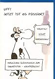 Geburtstagskarte nachträglich witzig Geburtstag verg