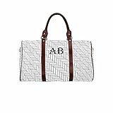 Reisetasche mit Texturmuster, personalisierbar, für den Wochenendausflug, mehrfarbig09, 20.87' x 12.01' x 9.84',