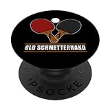 Old Schmetterhand Tischtennis Geschenk Tischtennisspieler PopSockets mit austauschbarem PopGrip