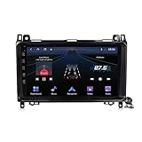 Autoradio Android 9.0 Radio Kompatibel Mercedes Benz B Klasse W245 W169 W639 W906 2004-2012 GPS Navigation 9 Zoll Touchscreen Haupteinheit MP5 Multimedia Player Video mit 4G WiFi DSP Carplay GPS N