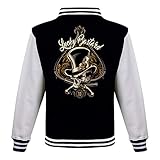 Gasoline Bandit Rockabilly Baseball College Jacke - Lucky Bastard S