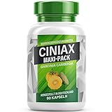 Ciniax [MAXI PACK] - Garcinia Cambogia Kapseln I Für Frauen und Männer - 90 Kapseln pro Dose V2 (1 Dose)
