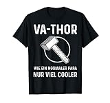 Va-Thor Cooler Papa Vater Wikinger Werkzeug Thor T-S