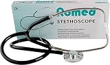 Romed STETH-SPL Stethoskop Flachkopf, schw