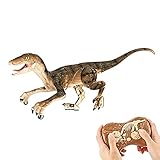 Leuchtend Ferngesteuerte Dinosaurier Spielzeug,Groß T-Rex Dinosaurier ,RC Dinosaurier Elektrospielzeug mit LED Licht,Gehen und Brüllen,Realistische Tyrannosaurus Rex Dino Spielzeug Geschenk fü