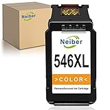 Neiber Wiederaufbereitete Tintenpatrone als Ersatz für Canon CL-546XL 546 XL 546XL (1 Farbe) für Pixma TR4551 TR4550 TR4500 TS3350 TS3151 TS205 TS3450 TS3300 MG2555s MG2550s MG2550 MG2950 Druck