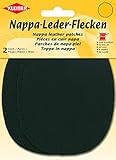 Kleiber 850-04 Ellbogen- und Knieflicken aus Nappaleder zum Aufnähen, schwarz, 2-er S