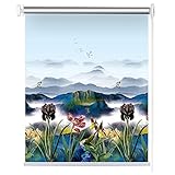 Ccsh Rollo 60cm/ 80cm/100cm/ 120cm/140cm Verdunkelungsrollo, Vinyl wasserdichte Innenjalousien mit Zugwulstsystem, Size : 140cm x 200cm(4.6ft x 6.6ft)