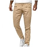 Arbeitshosen Männer Viele Taschen Cargohose Herren Lang, Laufhose Herren Atmungsaktiv Arbeitshosen Männer Weiss Trainingshosen Chinohose Cargohose Herren Freizeithosen Geburtstagsgeschenk Arb