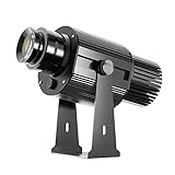 AHWZ 35W LED-Logo GOBO-Projektor IP65 Wasserdicht Inklusive Kostenloser Benutzerdefinierter Glasgobo Zum Projektbild,Schw
