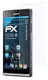 atFolix Schutzfolie kompatibel mit Sony Xperia SP Folie, ultraklare FX Displayschutzfolie (3X)