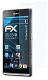 atFolix Schutzfolie kompatibel mit Sony Xperia SP Folie, ultraklare FX Displayschutzfolie (3X)