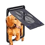 Smilelove Hundeklappen katzenklappe automatisch, Haustier Bildschirm Türklappe Abschließbar Atmungsaktiv, Hundetür Katzentür Haustierklappe (klein 24x29 cm)