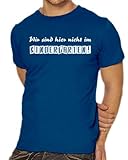 Touchlines Unisex/Herren Das Leben ist kein Ponyhof B1614 T-Shirt royal M