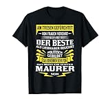Herren Maurer Baustelle Maurermeister Handwerker Spruch T-S