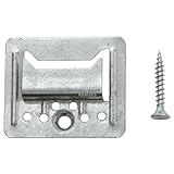 Profilholzkrallen extra stark inklusive Schrauben 3 mm Stahl verzinkt 100 Stück