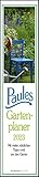 Paules Gartenplaner 2023 - Streifenplaner - Wandplaner - Küchen-Kalender - 11,3x49,5