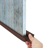 FAMKIT Türzugstopper, Türzugluftstopper, doppelseitiger Schutz, Window Breeze Blocker, Einstellbarer Windschutzfenster Zuschneidbar Unter der Türdichtung Staub S