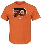VF LSG Herren Men Short Sleeve Crew Neck Tee NHL Raise The Level Program T-Shirt, kurzärmelig, Rundhalsausschnitt, Orange Pepper Heather,