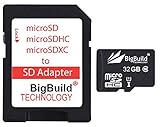 BigBuild Technology 32GB Ultra schnelle 80MB/s MicroSD Speicherkarte für Samsung Galaxy S4 Mini GT-I9195 Mobile, SD Adapter im Lieferumfang