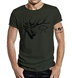 Jäger T-Shirt: Hunting Club Hirsch O