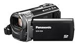 Panasonic SDR-S50EG-K Camcorder (SD Kartenslots, 78-fach optisher Zoom, 6.9 cm Display, Bildstabilisator, USB 2.0) schw