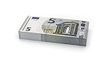 Cashbricks 100 x €5 Euro Spielgeld Scheine - verkleinert - 75% Größ