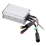 Alomejor EBike Brushless Controller 6 Rohr 36/48V KT-17A Motor Rechteck Controller Wasserdichter Kontakt mit Lichtkab