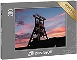 puzzleYOU: Puzzle 200 Teile „Förderturm der Zeche Zollverein, Essen, Deutschland“